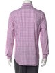 Burberry Brit Plaid Print Long Sleeve Dress Shirt