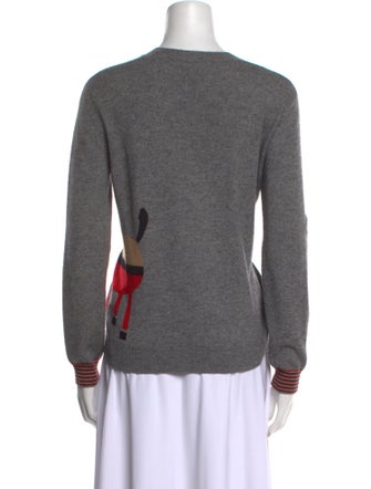 Burberry Brit Wool Graphic Print Sweater