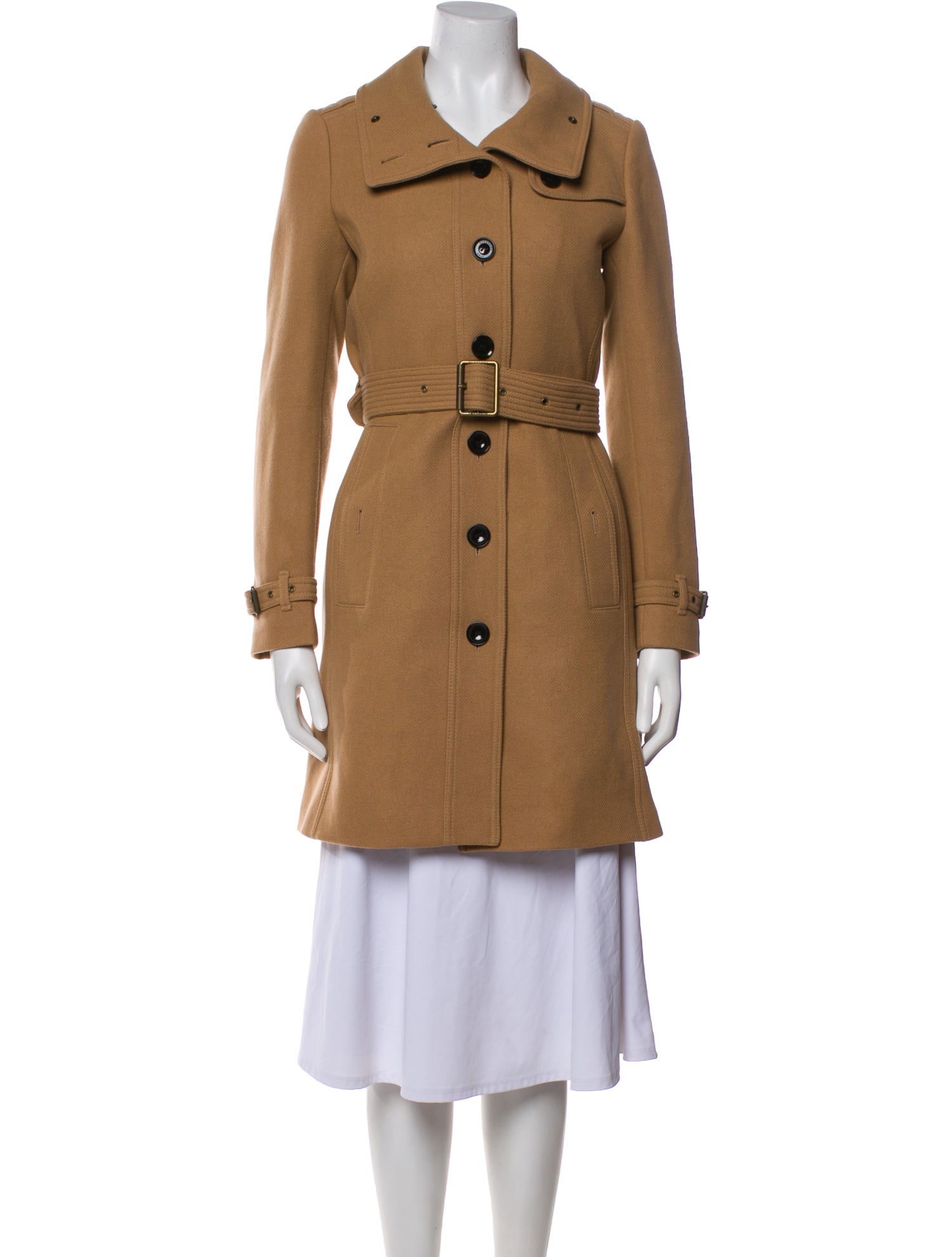 Burberry Brit Virgin Wool Fur Coat