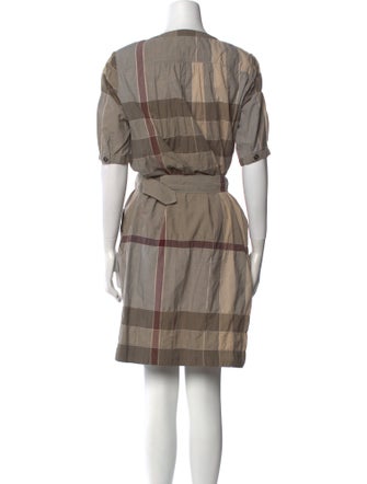 Burberry Brit Crew Neck Knee-Length Dress