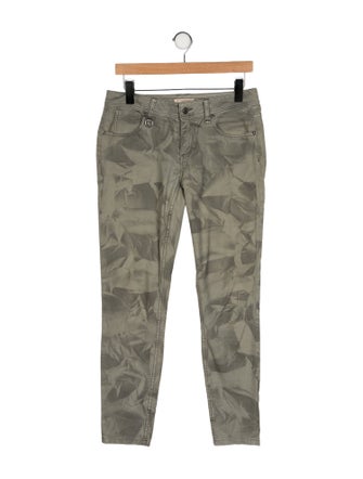 Burberry Brit Mid-Rise Skinny Leg Jeans