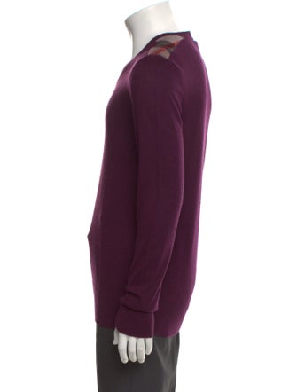 Burberry Brit V-Neck Long Sleeve Pullover