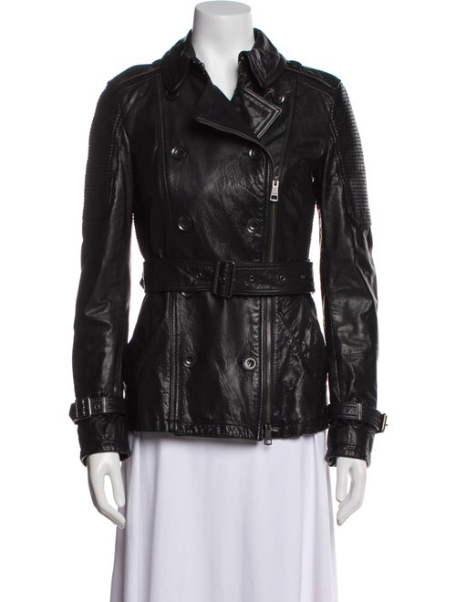 Burberry Brit Leather Biker Jacket