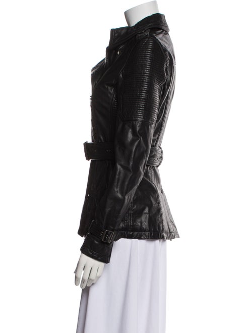 Burberry Brit Leather Biker Jacket