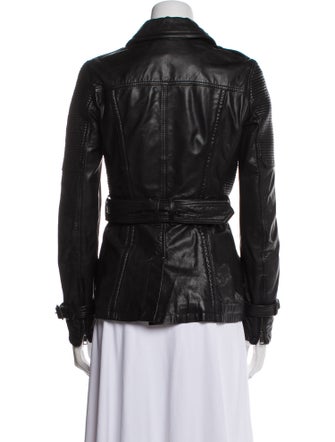 Burberry Brit Leather Biker Jacket