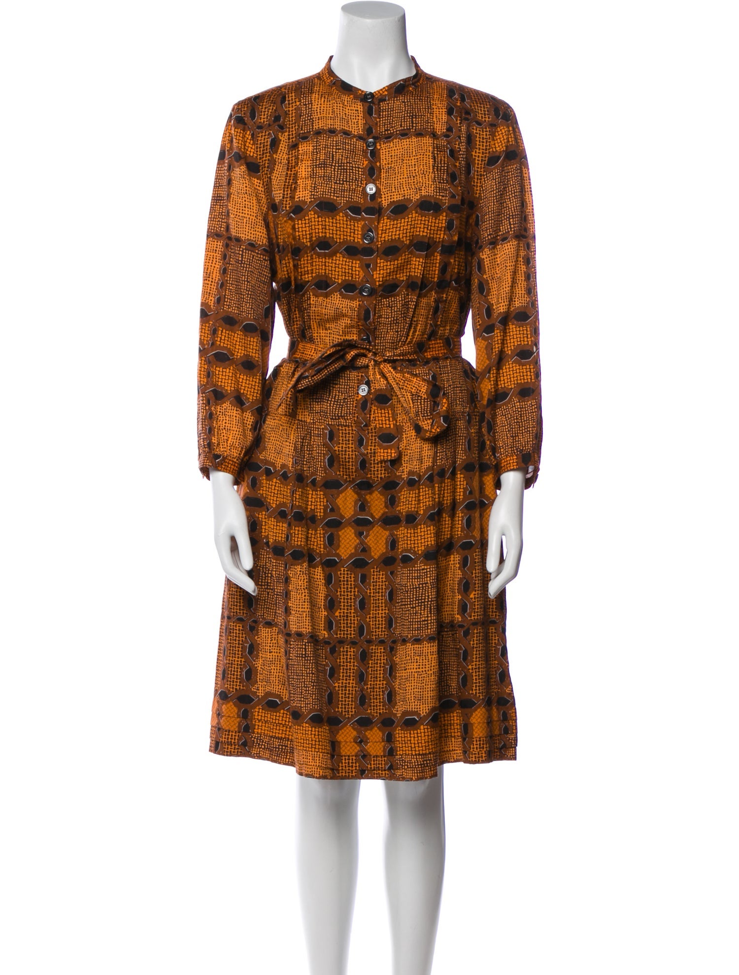 Burberry Brit Printed Midi Length Dress