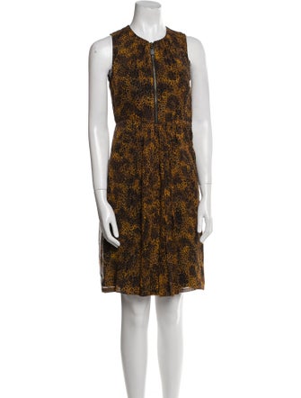 Burberry Brit Silk Knee-Length Dress