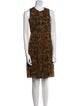 Burberry Brit Silk Knee-Length Dress