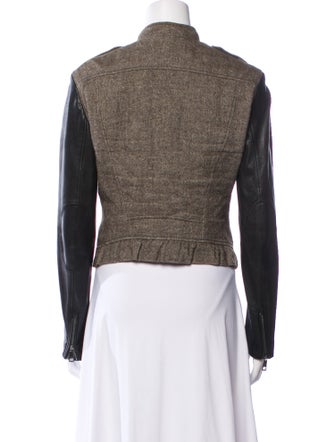 Burberry Brit Linen Biker Jacket