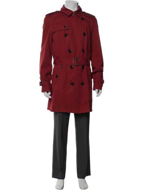 Burberry Brit Nova Check Pattern Trench Coat