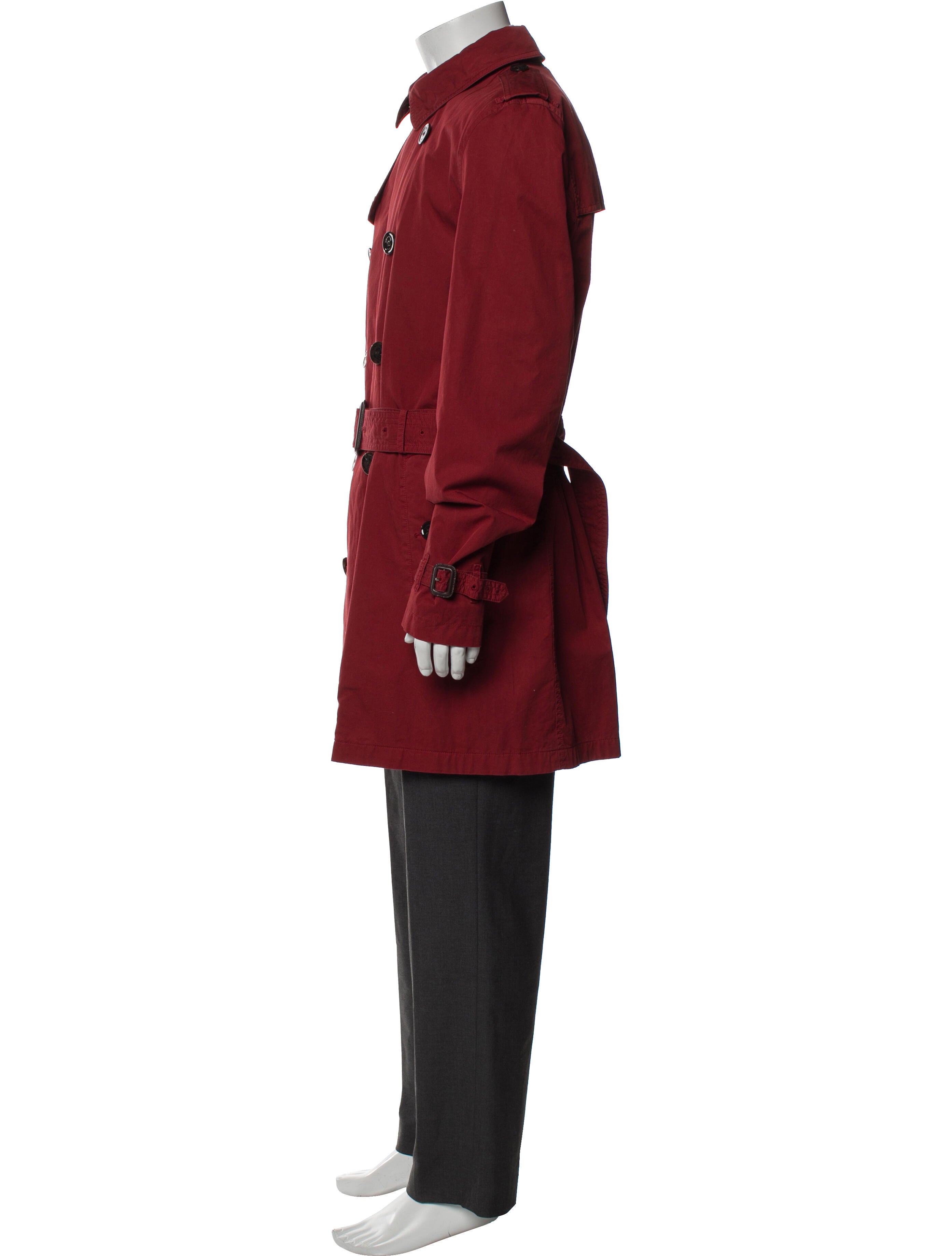 Burberry Brit Nova Check Pattern Trench Coat