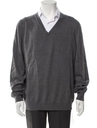 Burberry Brit Wool V-Neck Pullover