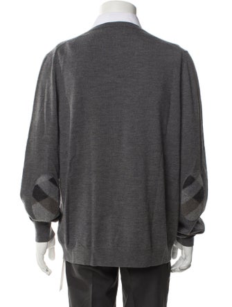 Burberry Brit Wool V-Neck Pullover