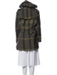 Burberry Brit Plaid Print Parka