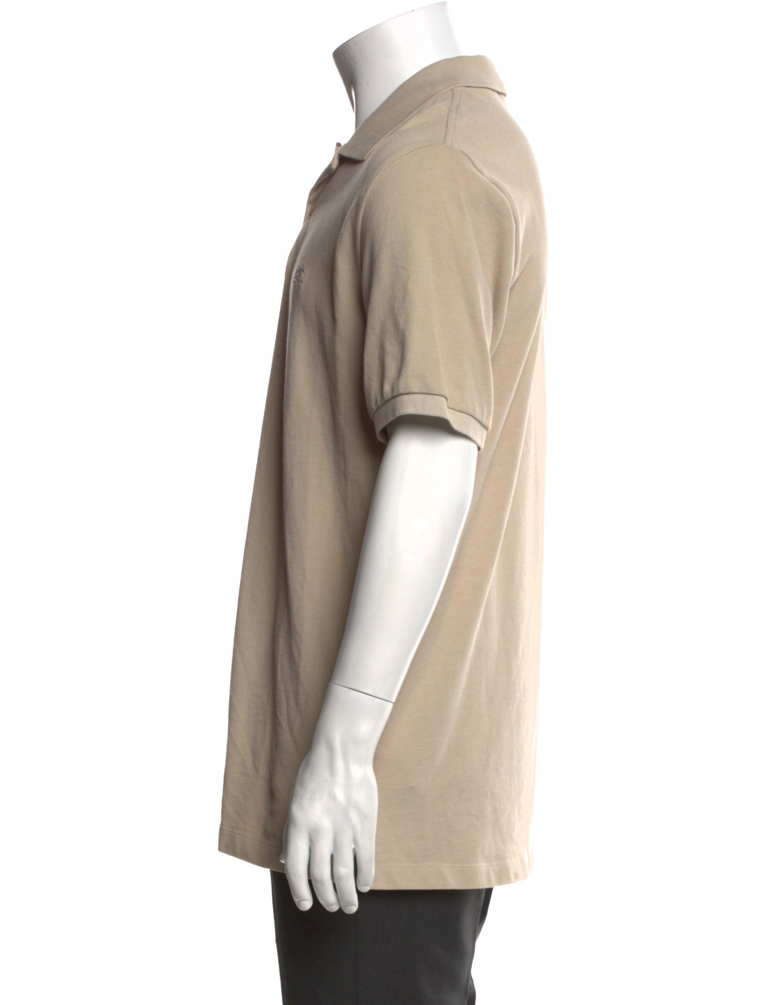 Burberry Brit Nova Check Pattern Crew Neck Polo Shirt