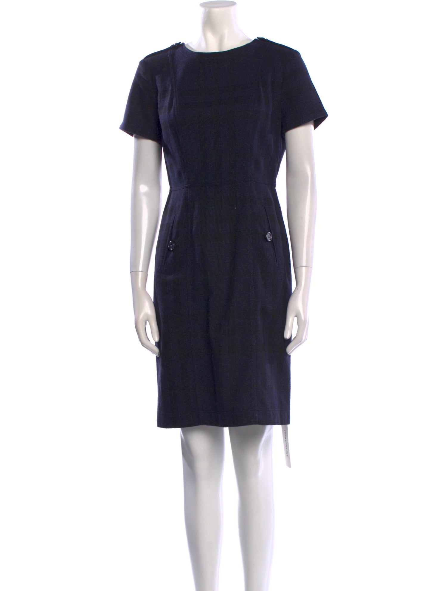 Burberry Brit Wool Knee-Length Dress