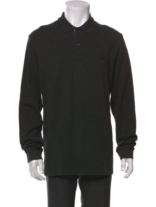 Burberry Brit House Check Pattern V-Neck Polo Shirt