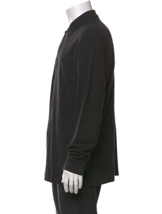 Burberry Brit House Check Pattern V-Neck Polo Shirt