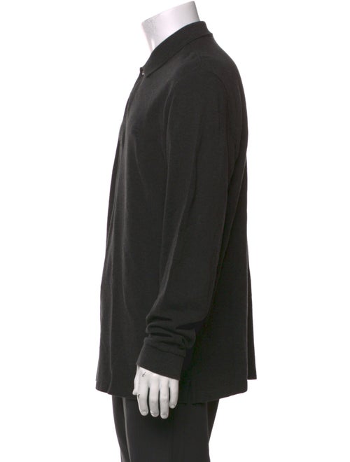 Burberry Brit House Check Pattern V-Neck Polo Shirt