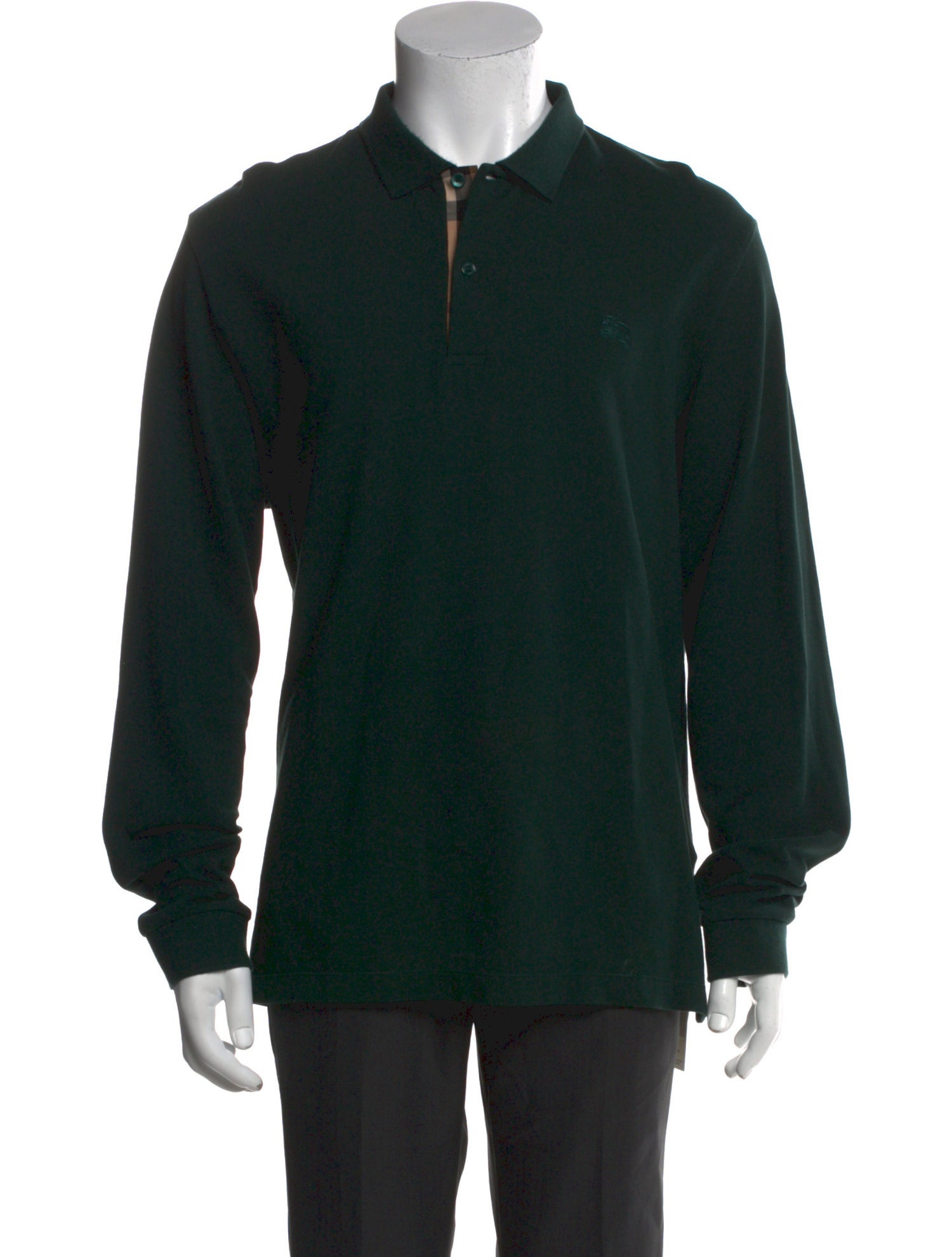 Burberry Brit Collar Long Sleeve Polo Shirt