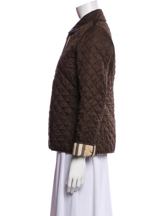 Burberry Brit Colorblock Pattern Utility Jacket