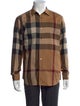 Burberry Brit Exploded Check Pattern Long Sleeve Shirt