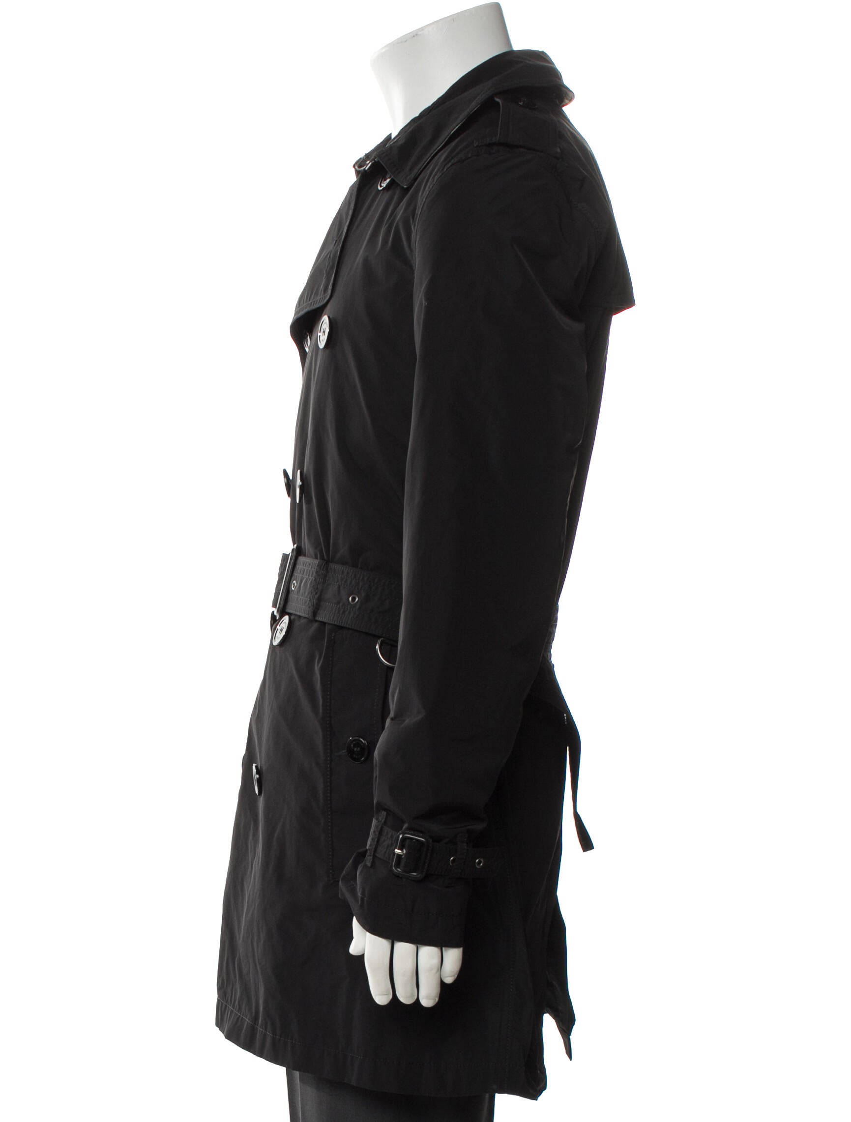 Burberry Brit Nova Check Pattern Trench Coat