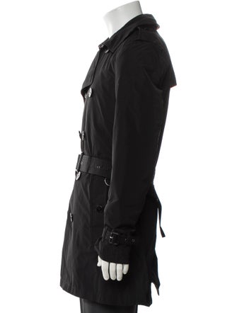 Burberry Brit Nova Check Pattern Trench Coat