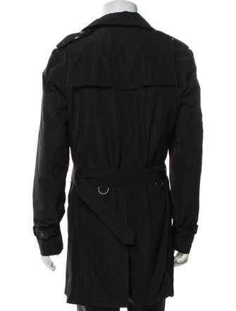 Burberry Brit Nova Check Pattern Trench Coat