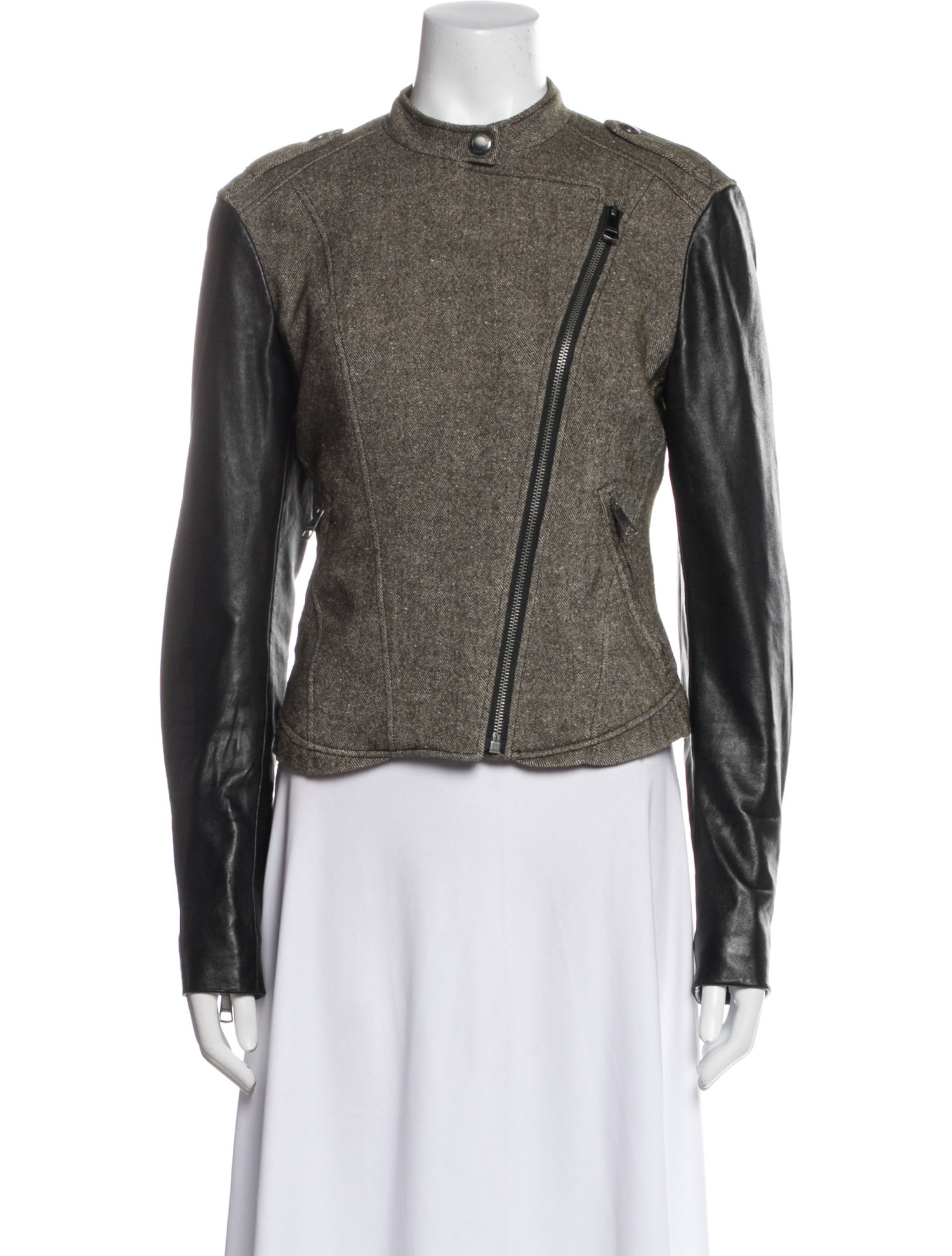 Burberry Brit Linen Biker Jacket