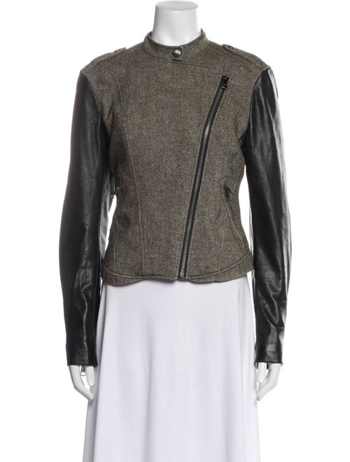 Burberry Brit Linen Biker Jacket