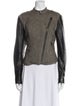Burberry Brit Linen Biker Jacket