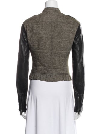 Burberry Brit Linen Biker Jacket