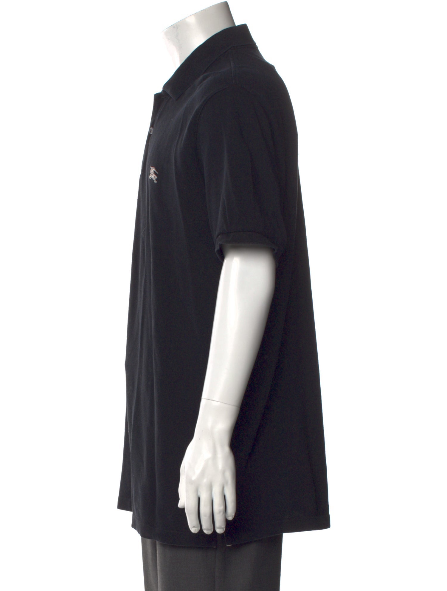 Burberry Brit House Check Pattern Crew Neck Polo Shirt