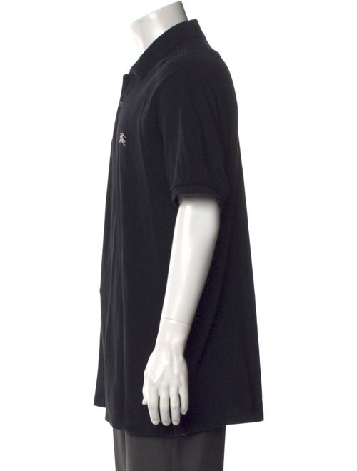 Burberry Brit House Check Pattern Crew Neck Polo Shirt