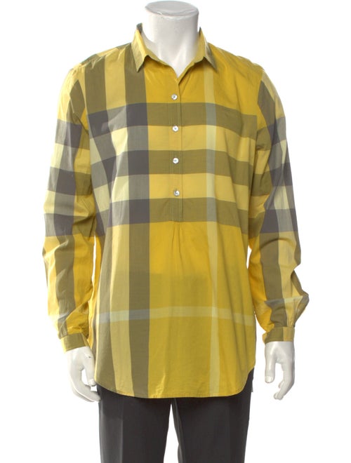 Burberry Brit Exploded Check Pattern Long Sleeve Shirt