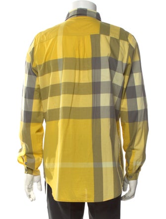 Burberry Brit Exploded Check Pattern Long Sleeve Shirt
