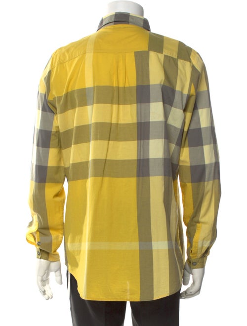 Burberry Brit Exploded Check Pattern Long Sleeve Shirt