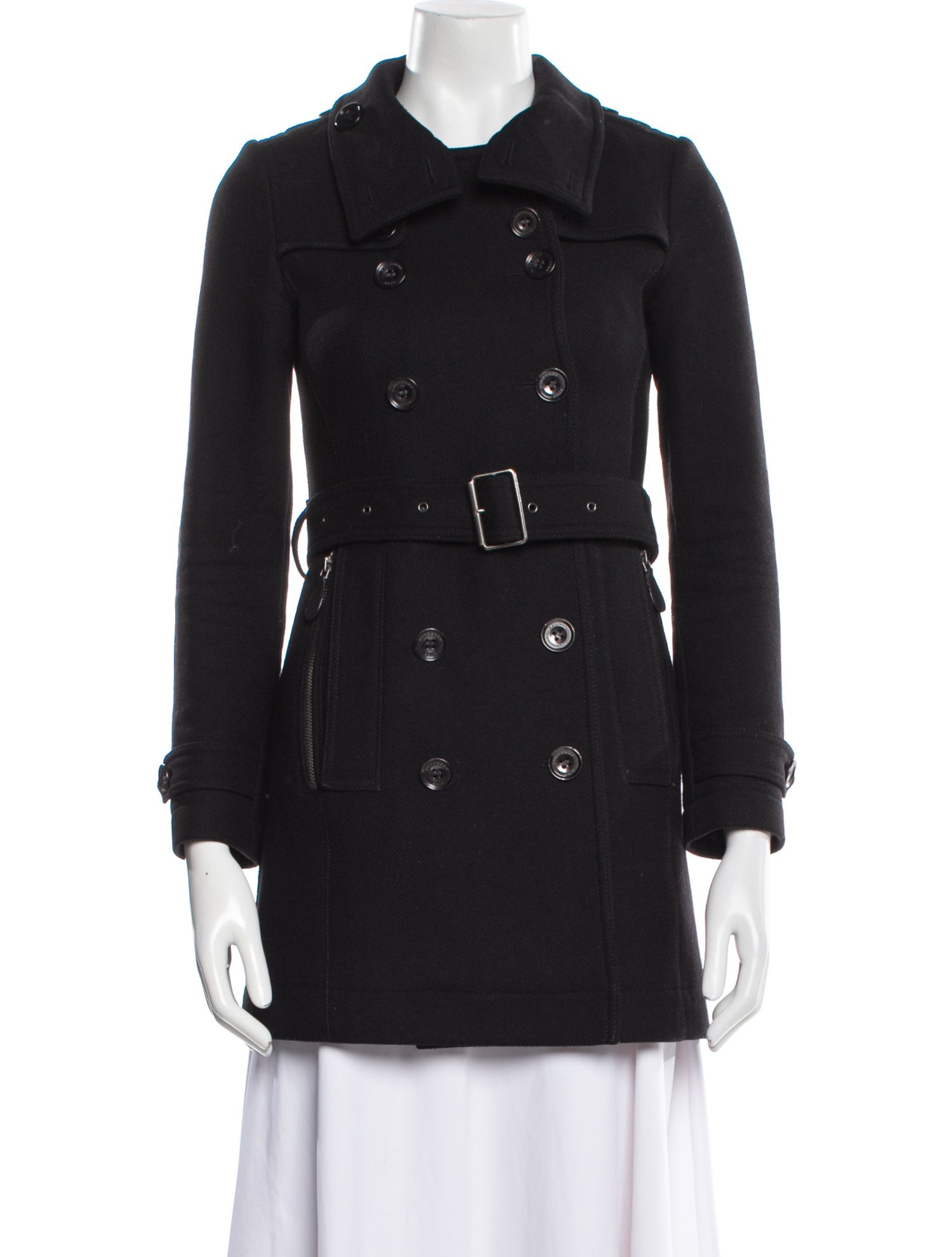 Burberry Brit Virgin Wool Trench Coat