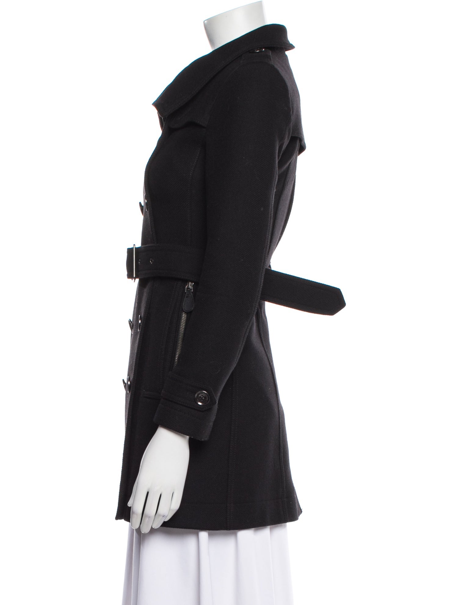 Burberry Brit Virgin Wool Trench Coat