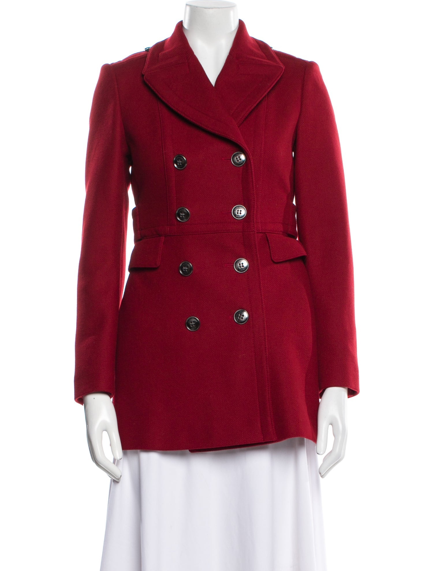 Burberry Brit Virgin Wool Peacoat