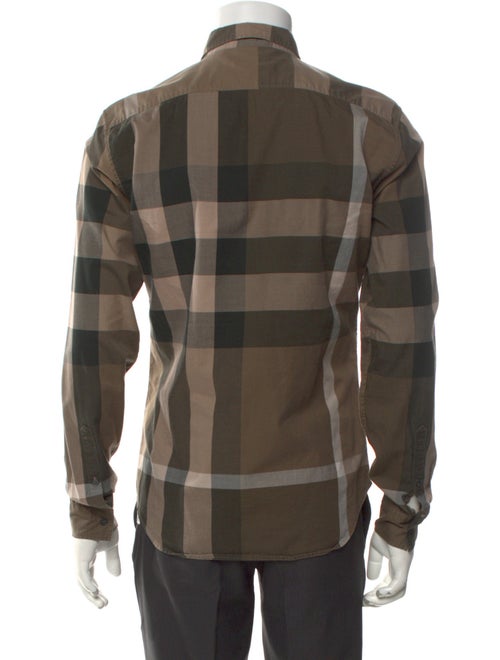 Burberry Brit Exploded Check Pattern Long Sleeve Shirt