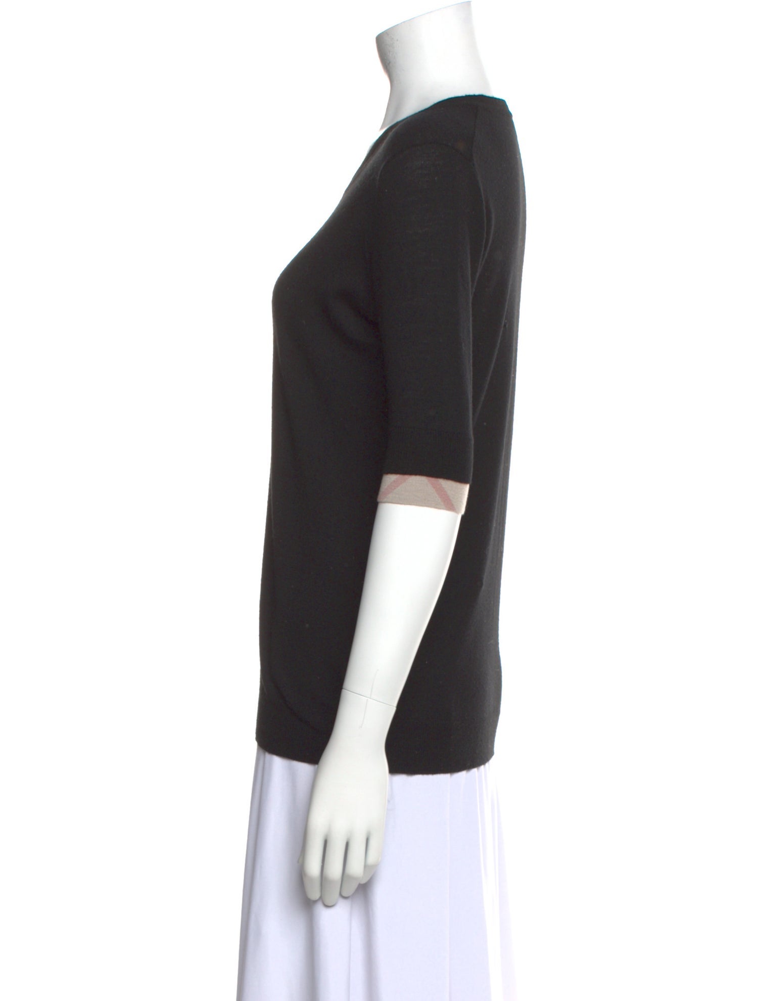 Burberry Brit Merino Wool Scoop Neck Sweater