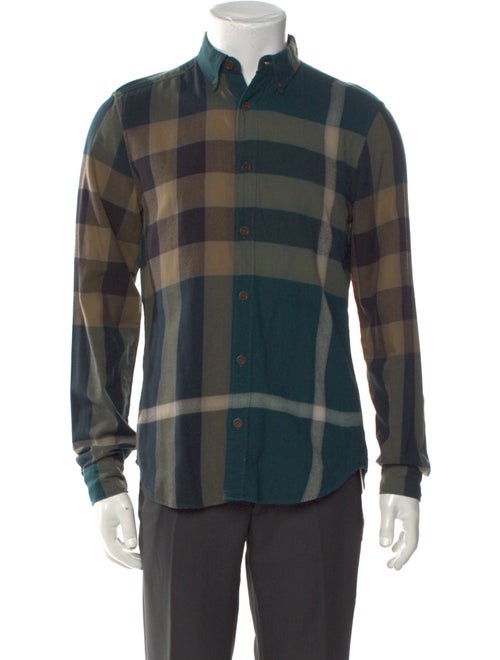 Burberry Brit Exploded Check Pattern Long Sleeve Shirt