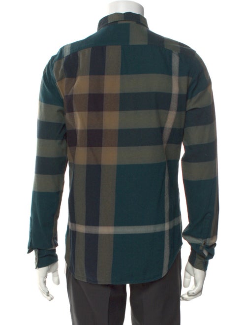 Burberry Brit Exploded Check Pattern Long Sleeve Shirt