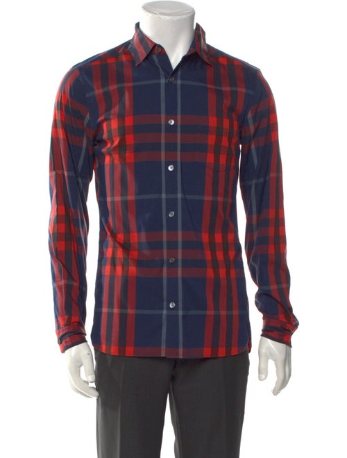 Burberry Brit House Check Pattern Long Sleeve Shirt