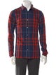 Burberry Brit House Check Pattern Long Sleeve Shirt