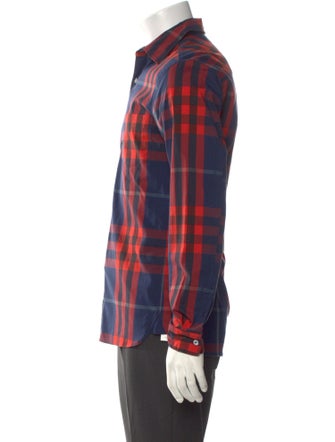 Burberry Brit House Check Pattern Long Sleeve Shirt