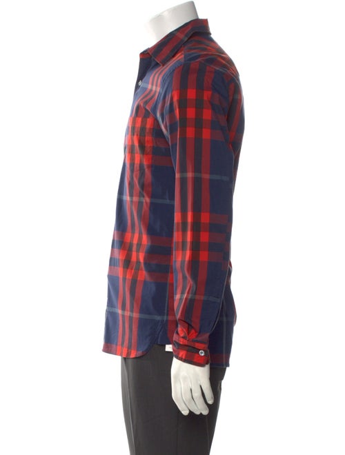 Burberry Brit House Check Pattern Long Sleeve Shirt