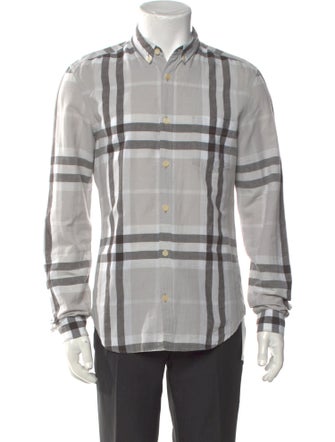 Burberry Brit House Check Pattern Long Sleeve Shirt